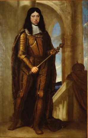 Kaiser Leopold I. (1640-1705) im Kronungsharnisch